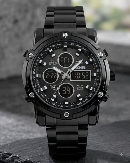 Skmei 1389 -Most selling Dual Time Watch For Men's