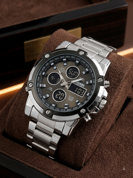 Skmei 1389 -Most selling Dual Time Watch For Men's