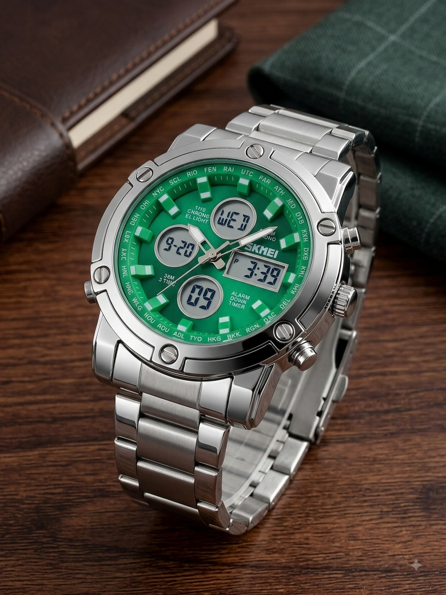 Skmei 1389 -Most selling Dual Time Watch For Men's