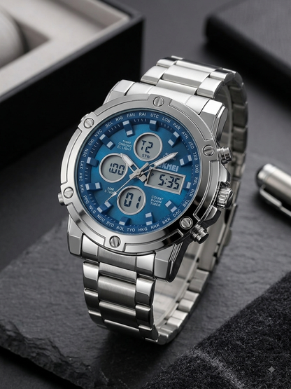 Skmei 1389 -Most selling Dual Time Watch For Men's