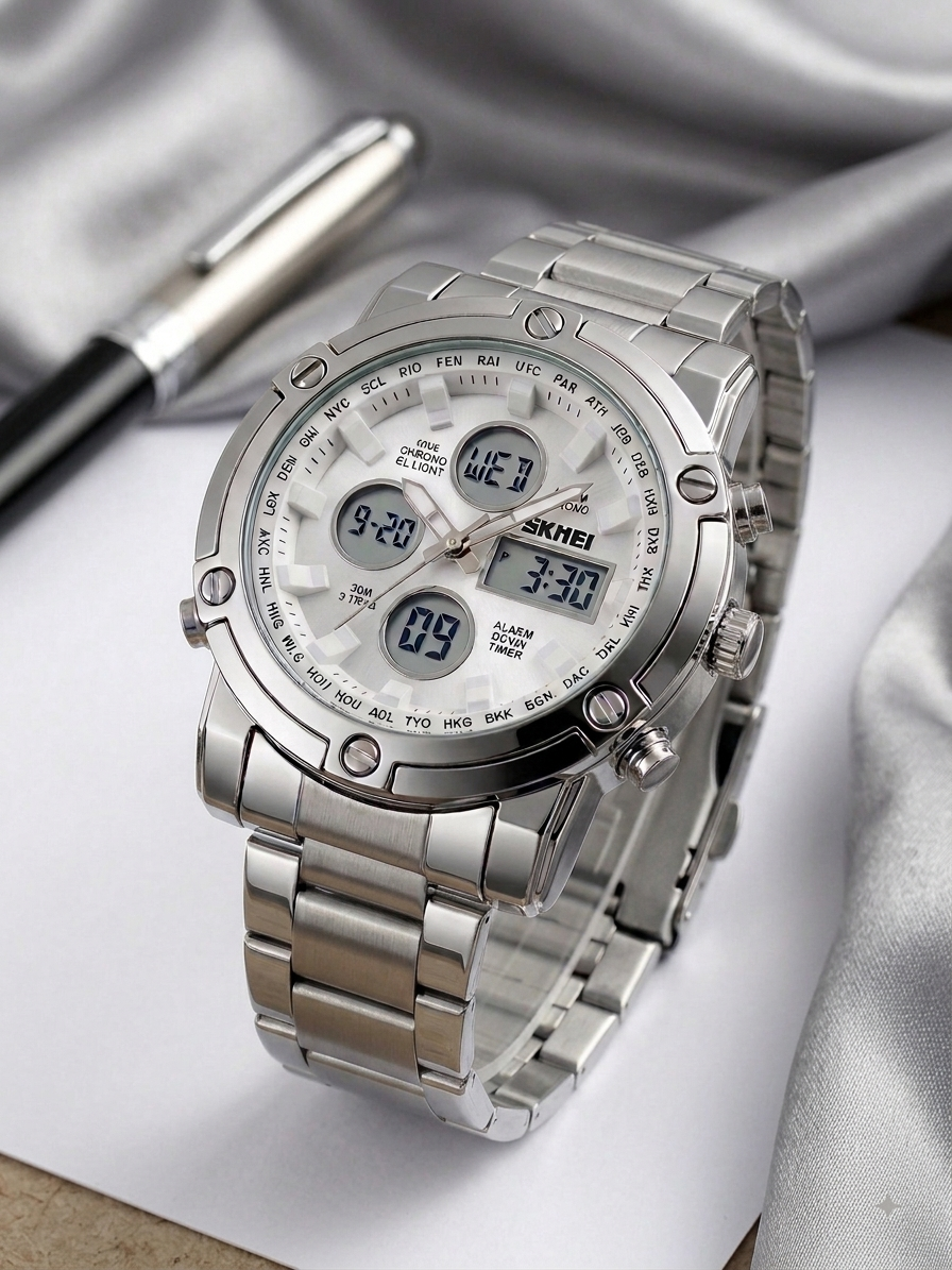 Skmei 1389 -Most selling Dual Time Watch For Men's