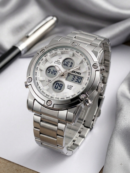 Skmei 1389 -Most selling Dual Time Watch For Men's