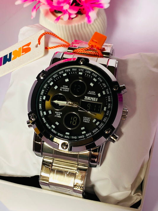 Skmei 1389 -Most selling Dual Time Watch For Men's