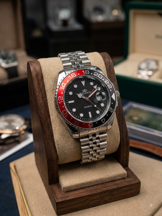 Elegance Royal date and time watch for Men's