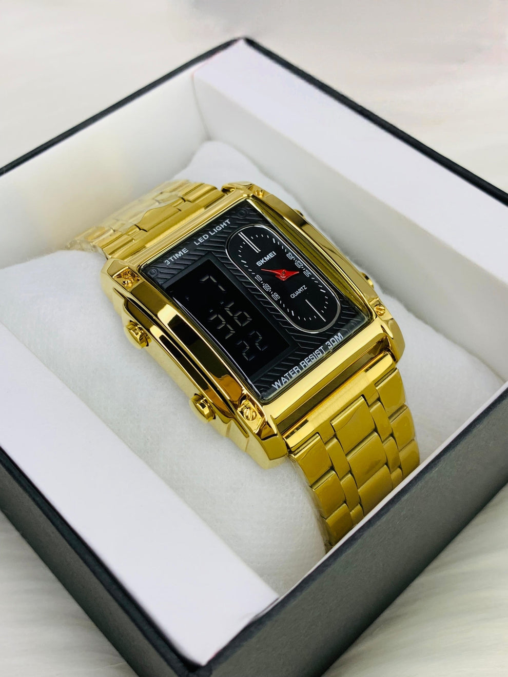 Skmei 1868 Dual time unique design watch