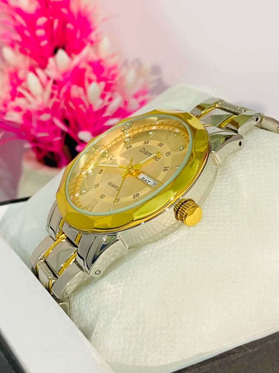 Diamond Premium Gold & Silver two-tone finish