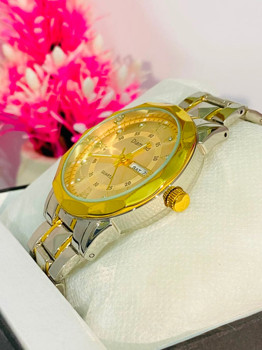Diamond Premium Gold & Silver two-tone finish