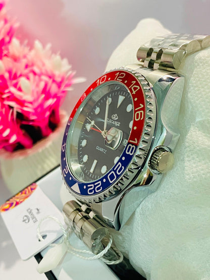 Elegance Royal date and time watch for Men's