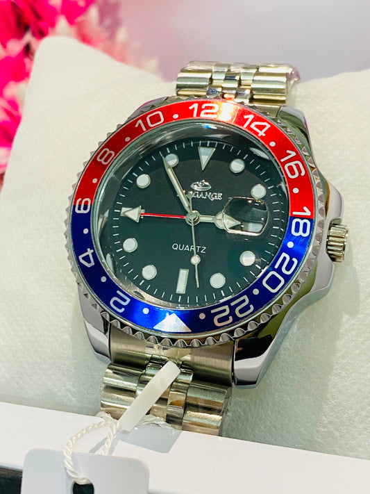 Elegance Royal date and time watch for Men's