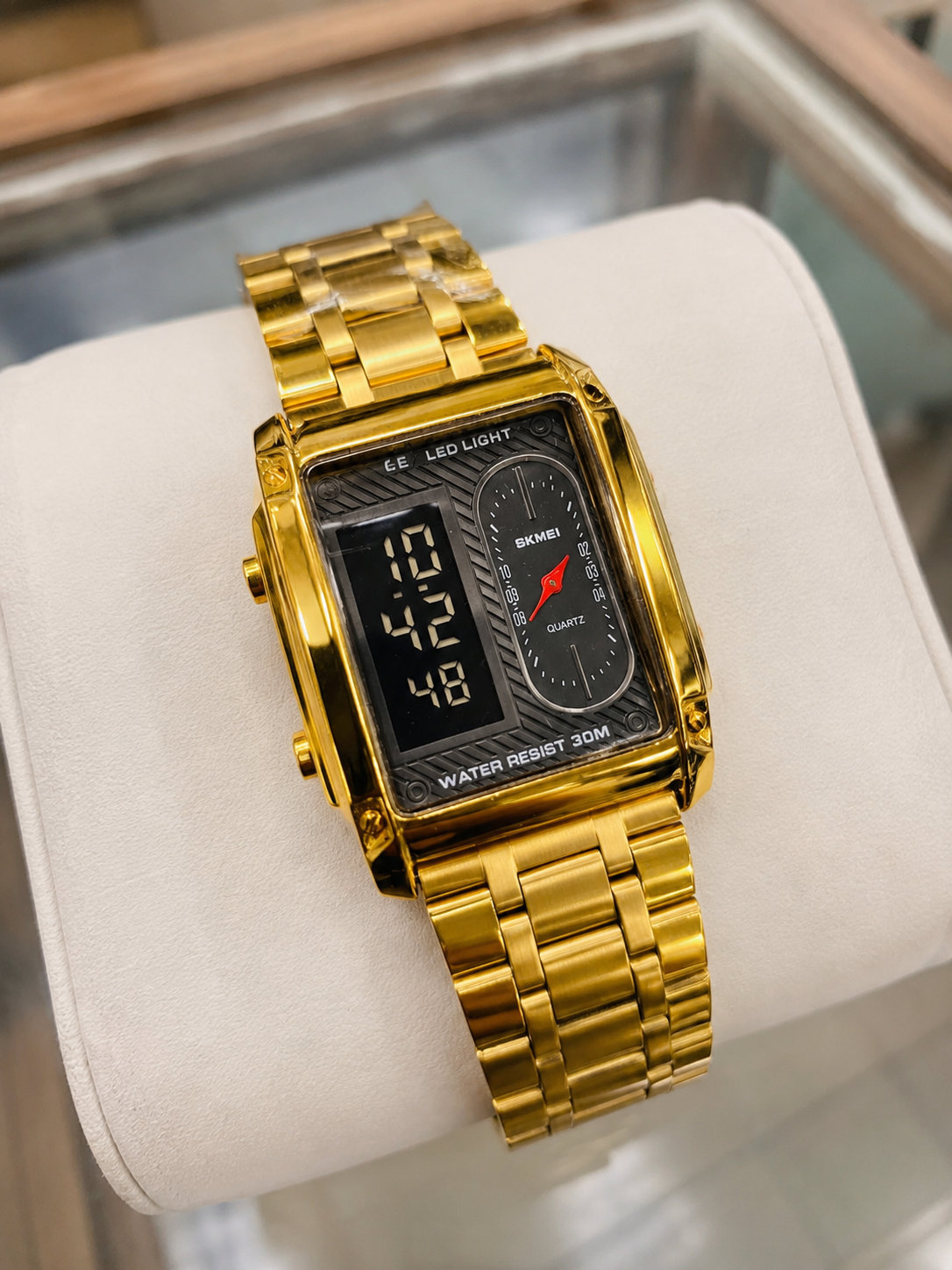 Skmei 1868 Dual time unique design watch